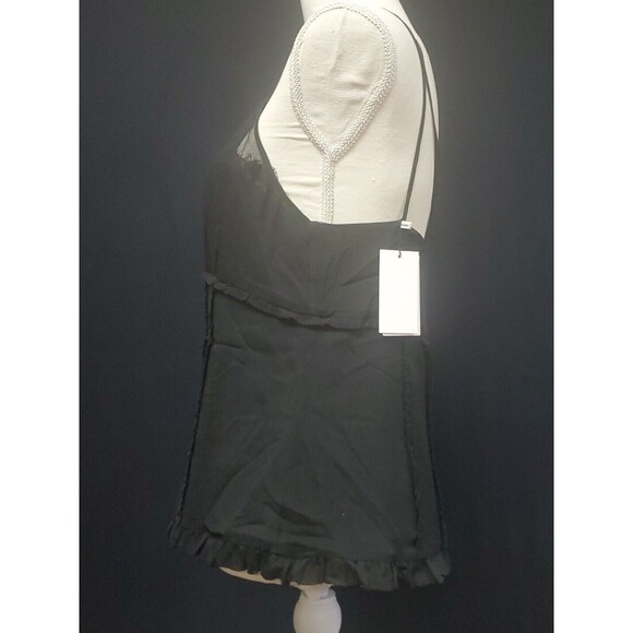 Jason Wu Double Layer V Neck Silk Strappy Tank Top Blouse Size 8 NWT NEW - Picture 4 of 13